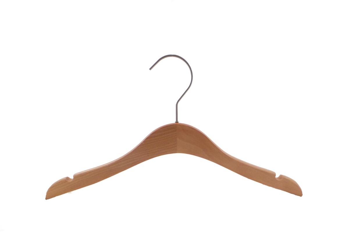 Child Wooden Hanger for Blouses and Dresses (Package 100 Pieces)