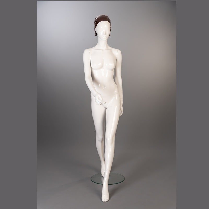 NS5540 Κούκλα Βιτρίνας Γυναικεία Πολυεστερική με Ανάγλυφο Μαλλί