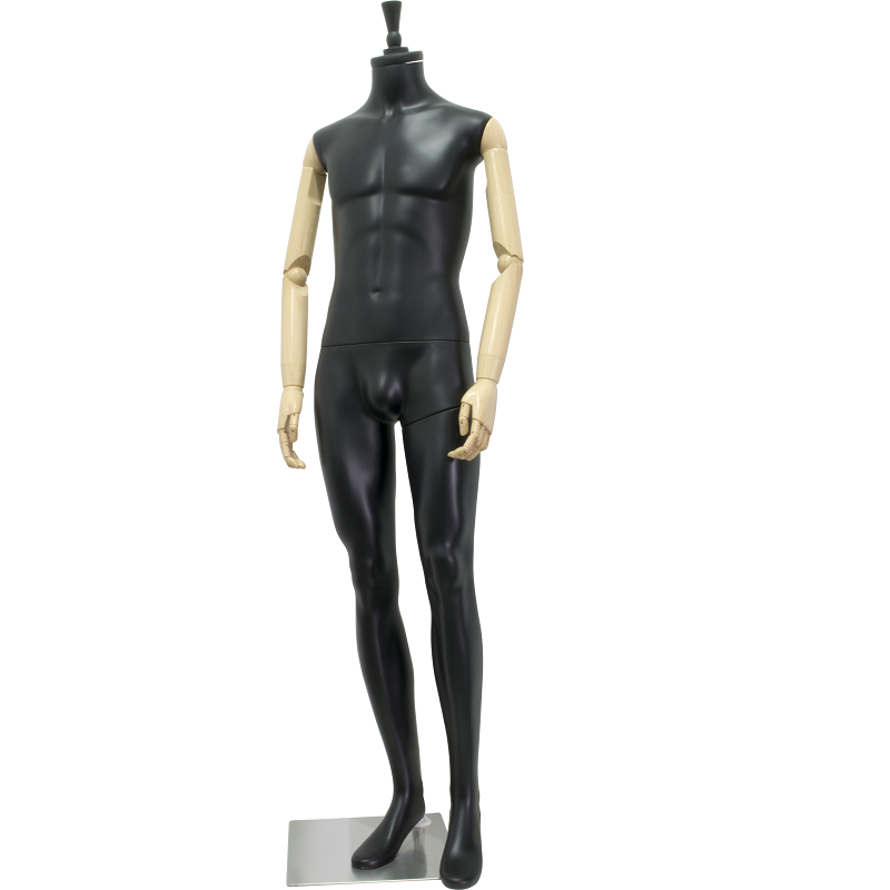 Male Mannequin with Wooden Hands