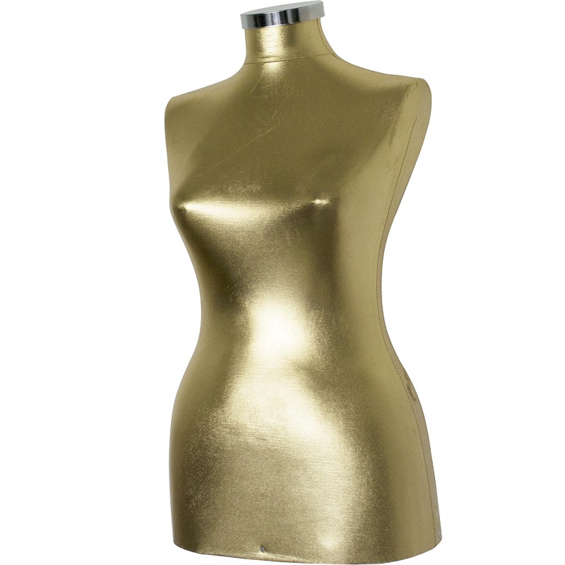 Display Female Bust Gold
