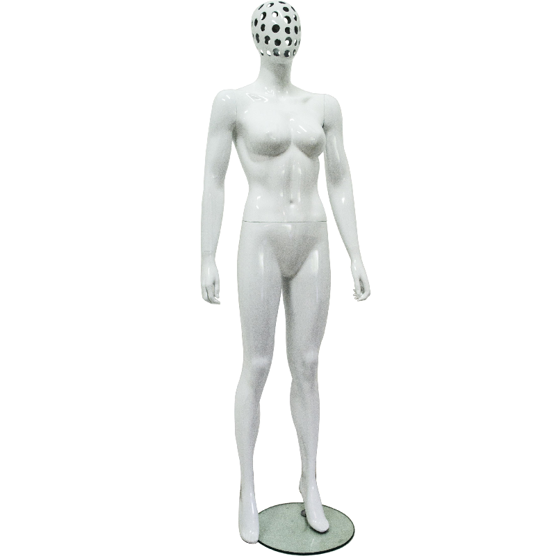 Mannequin Woman Perforobot with perforated face