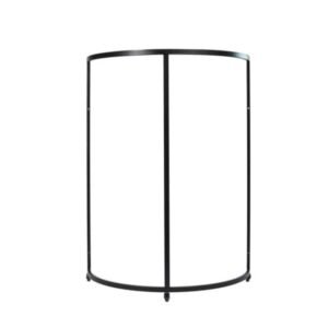 Stand Ημικύκλιο Μαύρο Ματ 105x52x146 333469H