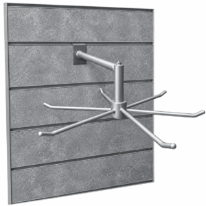 Ζωνιέρα Περιστρεφόμενη Slatwall Panel Βαφής